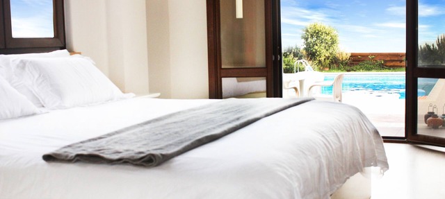 Brand New stone-built Villa With Private Pool And Sea Views in Anogyra
