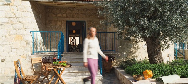 Cottage at The Olive Manor | Rustic Village Stay in Peristerona
