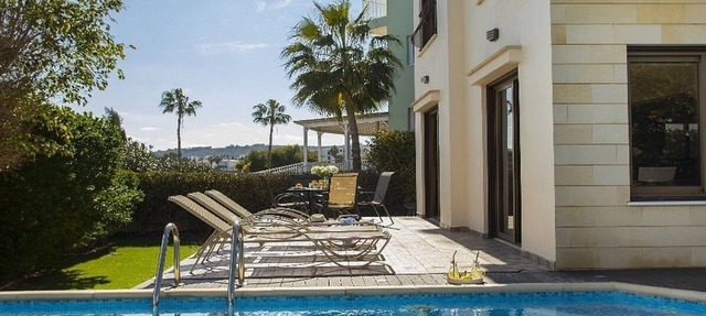 Detached Family Villa, A/C, Private Pool just 200 meters from the Sea in the heart of Protaras! in Protaras
