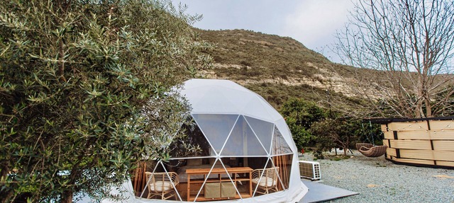 Eco-Boho Mountain Dome - Geometry Park in Agios Theodoros