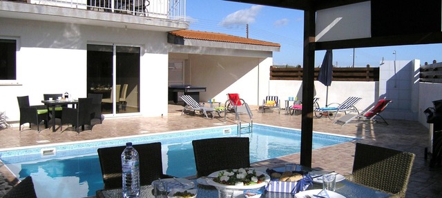 Large Private Villa With South Facing Pool In A Quiet And Scenic Village in Larnaca