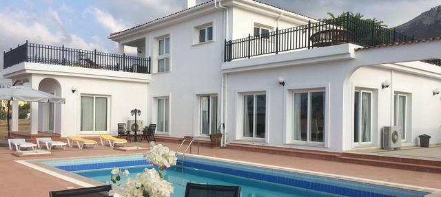 Luxury Villa with Beautiful Sea & Mountain View in Çatalköy