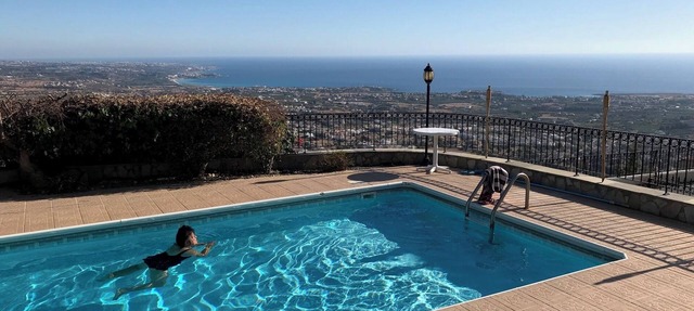 Peyia: House/Villa - Peyia Pool villa in the south of Cyprus (Greece side) with panoramic view over 20km in Peyia