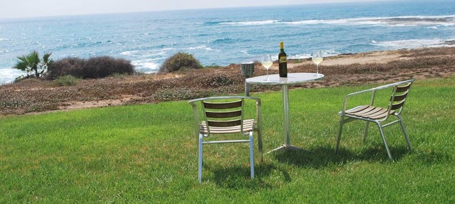 Sea Front Villa With Private HEATED Pool, Quiet area Paphos 322 in Paphos