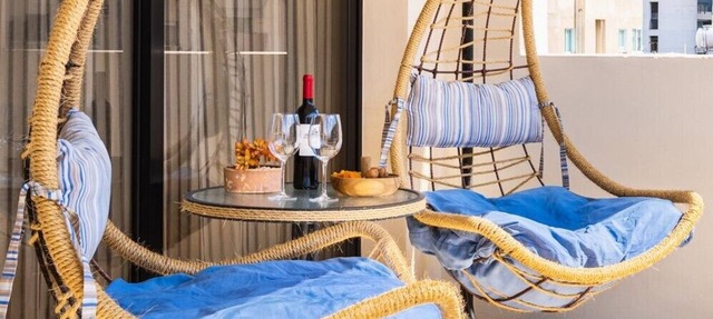 Spacious, newly furnished two bedroom apartment, 200 meters from the beach. in Larnaca