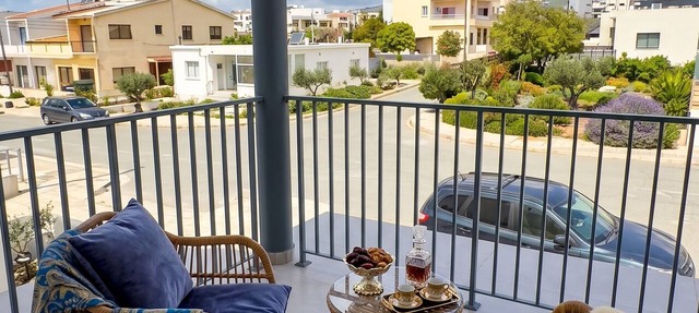 Sykia | Upper Floor 2-BR Apartment | in Paphos