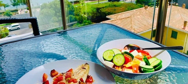 Thalassa Sea View Suite, Sleeps 4, Wifi, Sat TV in Limassol