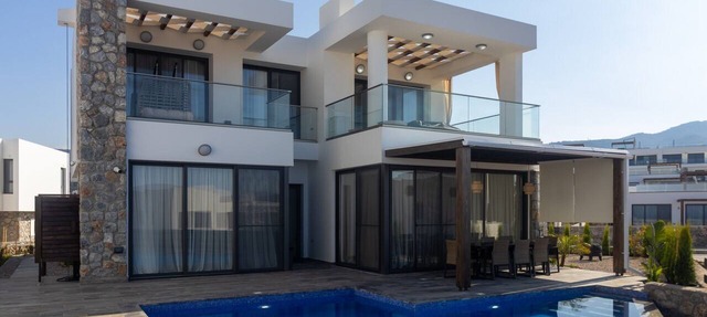 Villa Deja Blu with Private Pool in Bahçeli