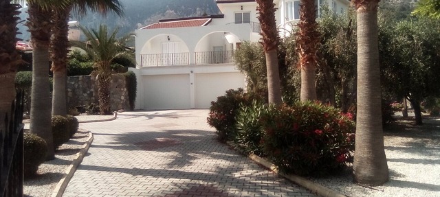 Villa with Private Pool, Sea and Mountain Views in Karsiyaka