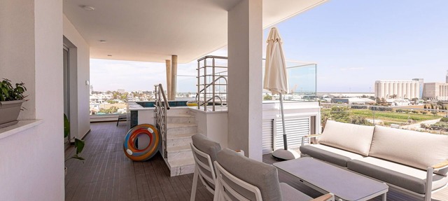 YAMAS Urban Living Sunny Pool Penthouse Families Only in Limassol