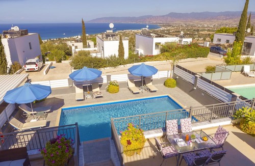 Latchi Villa | Lenia's Sea view, pool, gazebo and breathtaking views